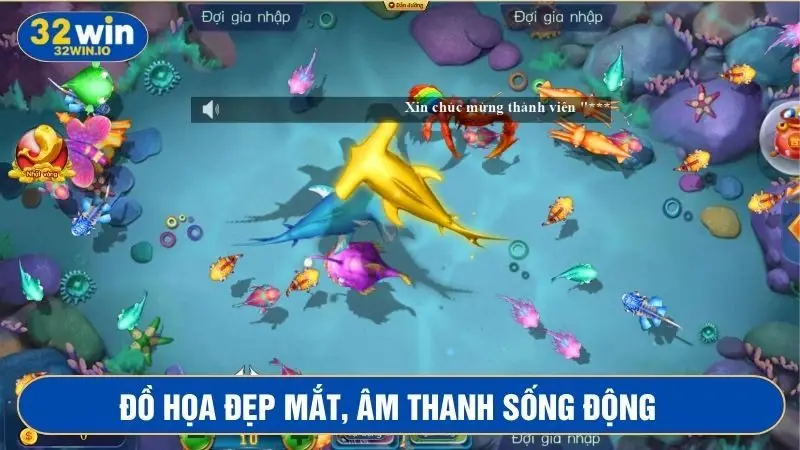 Đồ họa và âm thanh sống động tựa đại dương thực