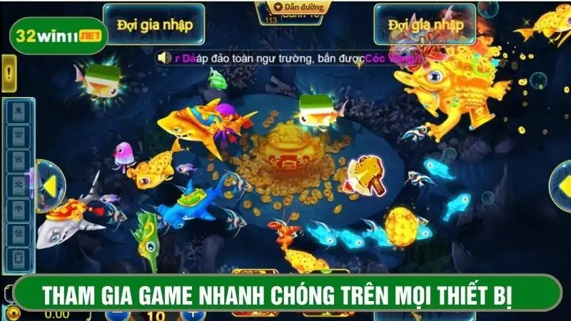Gia nhập game bắn cá đổi thưởng cực nhanh với mọi thiết bị cá nhân