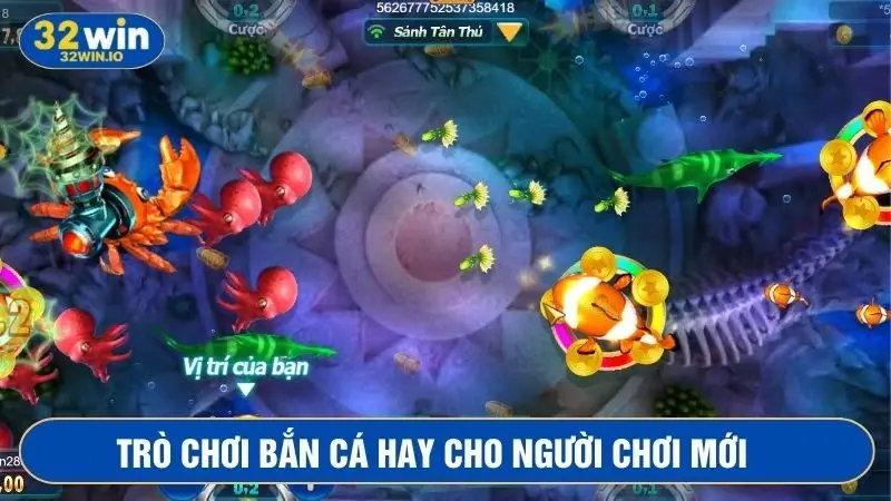 Game bắn cá nổi tiếng dành cho người mới